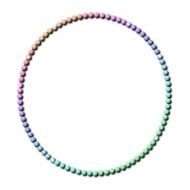 colorful ring in graphic representation