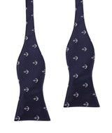 tie with a nautical pattern