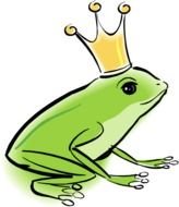 princess frog drawing