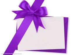 white and purple leaf with bow