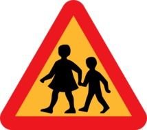 And Parent Crossing Road Sign At Clkercom Vector