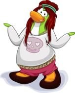 comic penguin for clipart