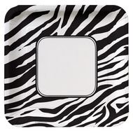 plate with safari pattern