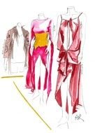 Ä°llustration of Fashion Sketches