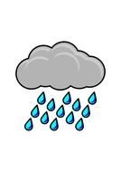 Cloud Rain clipart drawing