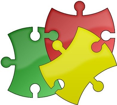 Puzzle Pieces At Clkercom Vector Online Royalty clipart