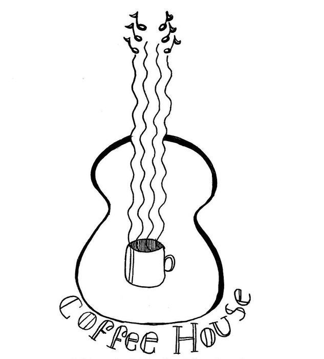 Drawing of the guitar