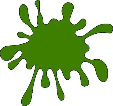 Splat Green At Clkercom Vector Online Royalty