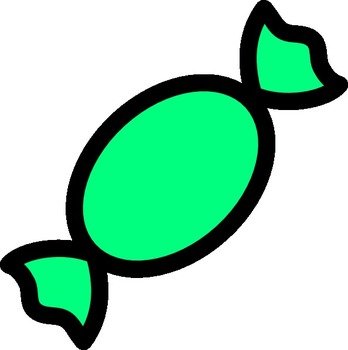 Light Green Candy At Clkercom Vector Online