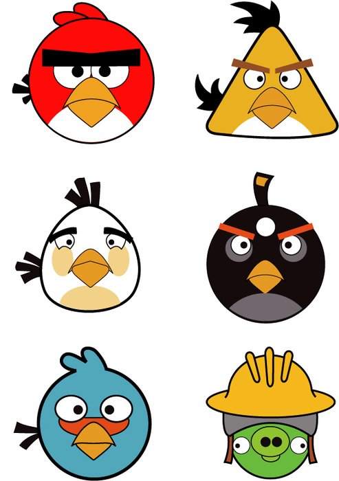 Happy Delicious Stuff Angry Bird