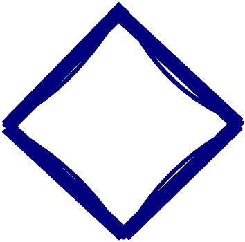 Blue Diamond At Clkercom Vector Online Royalty