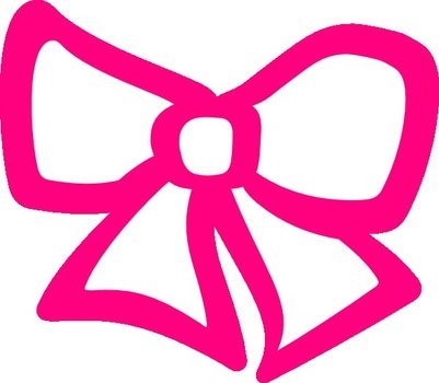 Pink Hair Bow At Clkercom Vector Online Royalty