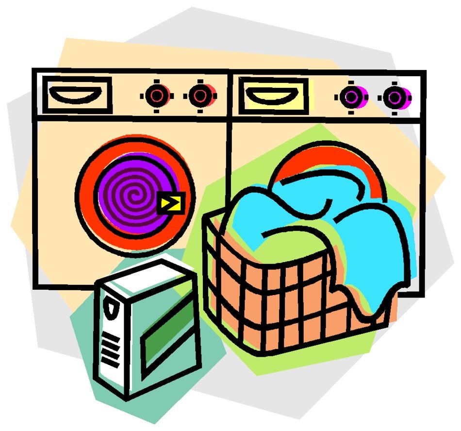 laundromat drawing