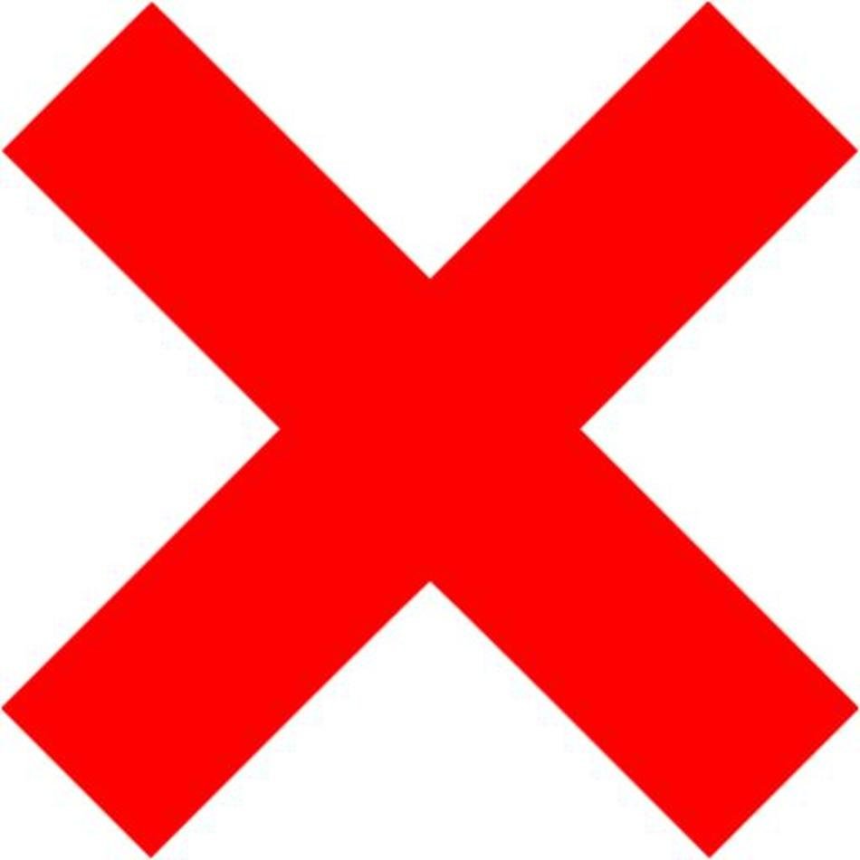 Red X Mark Icon Free Icons