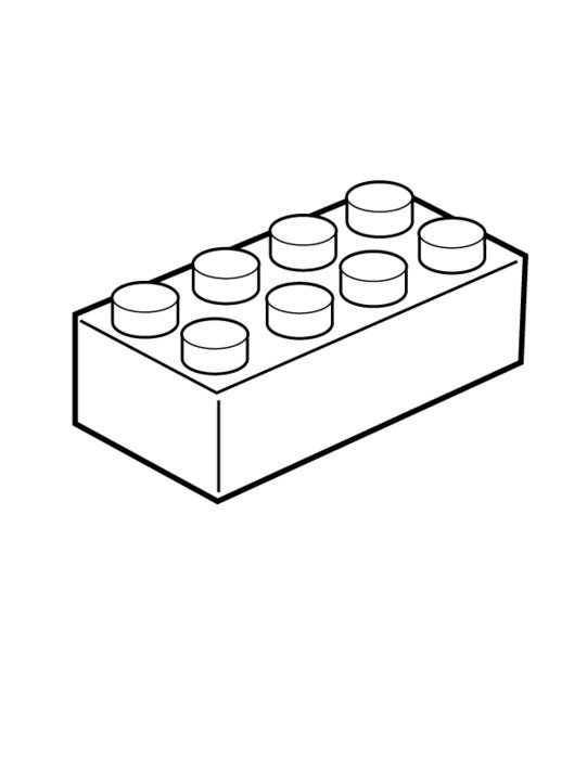 Lego Brick Outline