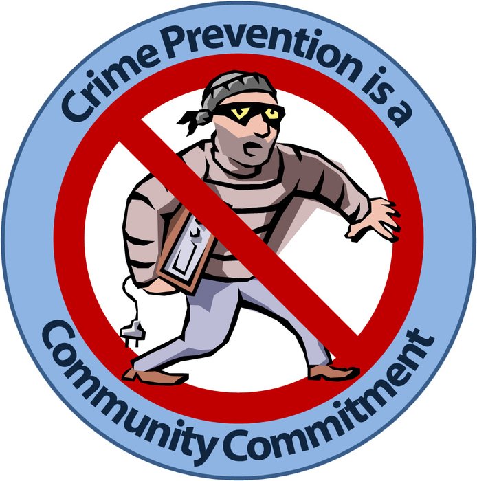 Ä°llustration of forbidden crime prevention sign