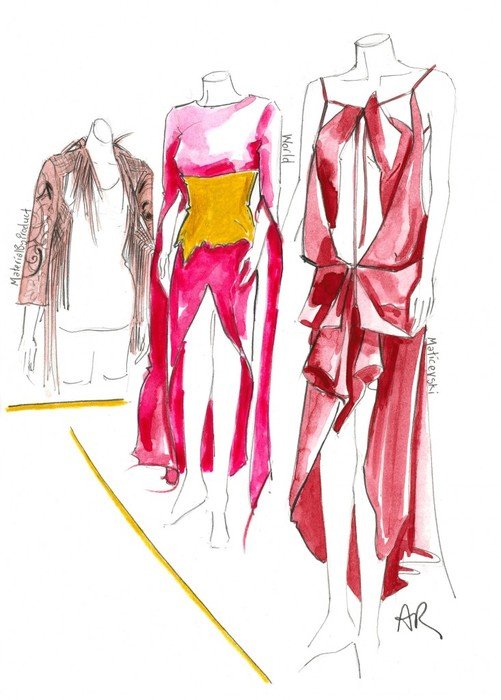Ä°llustration of Fashion Sketches