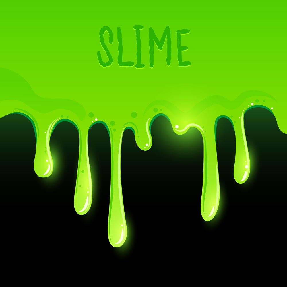 Dripping Green Slime drawing free image download