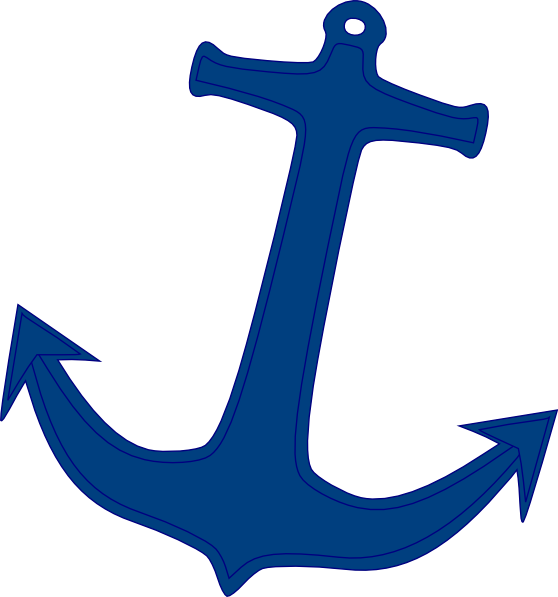 Navy Anchor At Clkercom Vector Online Royalty free image download