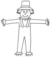 Clipart of Scarecrow