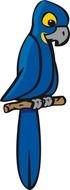 Blue Macaw By Luchapress The A Parrot Living In