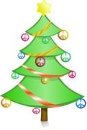 drawing of the christmas tree