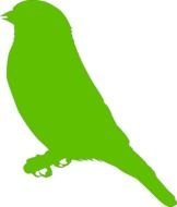 Lighter Green Bird Png And Svg