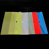 5x A4 Plastic Stud Document Wallets Folders Filing Paper Storage