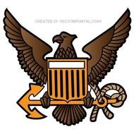Eagle Crest Vector Image Download At Vectorportal