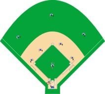 baseball field as a picture for clipart