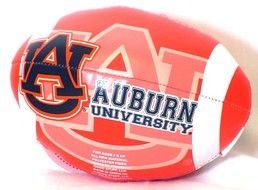 rugby ball with team name Auburn University