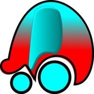 ايقونه سيارة حمراء صورة