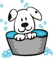 Fort Walton Beach Dog Grooming & Pet Wash Mary Esther Fl U Scrub clipart