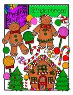Gingerbread creative drawing