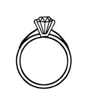 Black Wedding Rings drawing