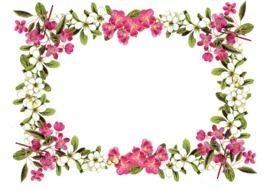 flower Printable Borders drawing