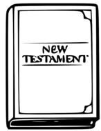 clipart of the new testament book