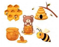 Winnie The Pooh Honey scrapbooking designs