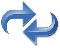 Arrows Double Reversed Blue By Bnielsen A Pair Of