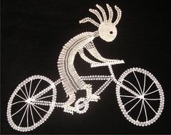 Kokopelli Bicycle drawing