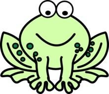 Two Tone Frog At Clkercom Vector Online Royalty