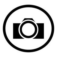 Clip art of camera icon