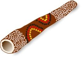Australian traditional music instrument didgeridoo