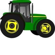 Tractor Fender Recolor Vector Online Royalty clipart