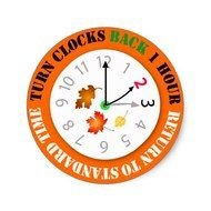 Turn Clocks Back 1 Hour Time Change Reminder By Imagefactory