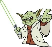 卡通形象标志39master Yoda矢量logo免费下载 Tucoocom 图