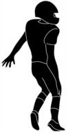Football And Sports Of Players drawing