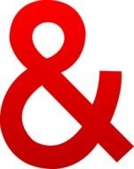 red connecting sign