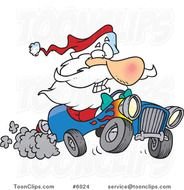 Related Pictures Santa Cartoon Image Claus Going
