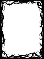 black vintage border